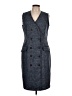 J. McLaughlin 100% Polyester Tweed Gray Casual Dress Size 10 - photo 1