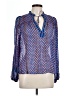 Ulla Johnson 100% Silk Blue Blouse Size 10 - photo 1