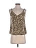 Sanctuary 100% Polyester Tan Sleeveless Top Size S - photo 1