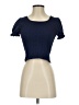 Moa Moa Blue Short Sleeve Top Size S - photo 1