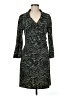Laundry by Design Animal Print Green Cocktail Dress Size 8 - photo 1