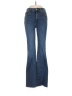 DL1961 100% Lycra Hearts Blue Jeans Size 25 waist - photo 1