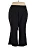 Woman Within Solid Black Active Pants Size 4X (petite) - photo 1