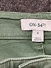 On 34th Solid Green Cargo Pants Size 8 - photo 7
