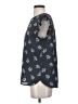 Ann Taylor LOFT 100% Polyester Black Short Sleeve Top Size S - photo 5
