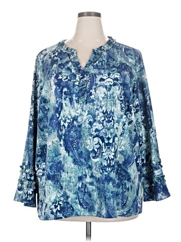 Belle By Kim Gravel 3/4 Sleeve Blouse (view 1)