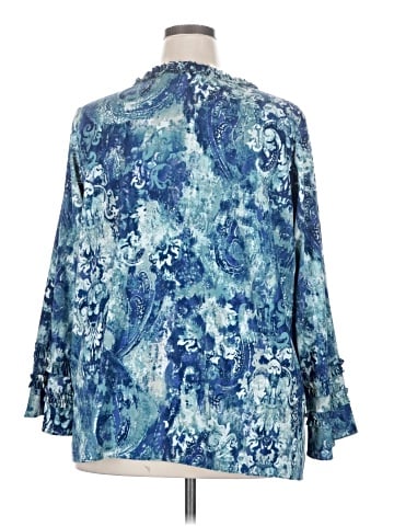 Belle By Kim Gravel 3/4 Sleeve Blouse (view 2)