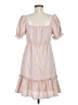 E&M Collection Checkered-gingham Pink Casual Dress Size M - photo 2
