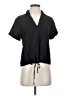 Cloth & Stone Black Short Sleeve Blouse Size XS - photo 1