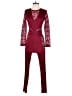 Unbranded Burgundy Jumpsuit Size S (estimated) - photo 1