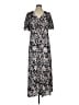 Faherty 100% Viscose Print Blue Ivory Casual Dress Size M - photo 1