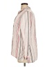 J.Jill 100% Cotton Stripes Ivory Long Sleeve Button-Down Shirt Size XL - photo 5