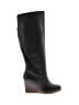 Ugg 100% Leather Black Boots Size 9 1/2 - photo 1