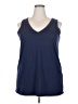 Torrid Blue Sleeveless T-Shirt Size 2X Plus (2) - photo 1