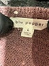 Blu Pepper Polka Dots Burgundy Pullover Sweater Size L - photo 7