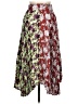 DELFI COLLECTIVE 100% Polyester Print Red Casual Skirt Size M - photo 1