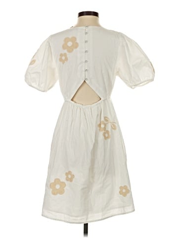 Madewell Annamarie Embroidered Mini Dress (view 2)