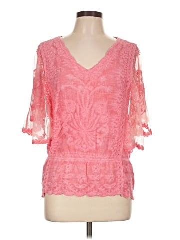 New York & Company 3/4 Sleeve Blouse (view 1)