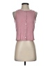Madewell Pink Sleeveless Button-Down Shirt Size XS - photo 1