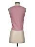 Madewell Pink Sleeveless Button-Down Shirt Size XS - photo 2