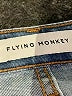 Flying Monkey Chevron-herringbone Blue Jeans Size 27 waist - photo 7