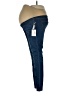 Jessica Simpson Solid Blue Jeggings Size Lg Maternity - photo 5