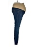 Jessica Simpson Solid Blue Jeggings Size Lg Maternity - photo 4