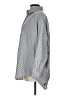 French Connection Stripes Silver Long Sleeve Blouse Size L - photo 5