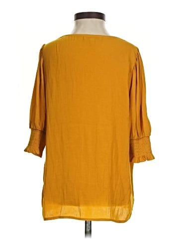 Maison d' Amelie 3/4 Sleeve Blouse (view 2)
