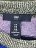 Gap Outlet Stripes Gray Pink Pullover Sweater Size M - photo 7
