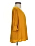 Maison d' Amelie 100% Polyester Yellow 3/4 Sleeve Blouse Size XS - photo 4
