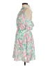 First Love 100% Polyester Tropical Green Casual Dress Size M - photo 5