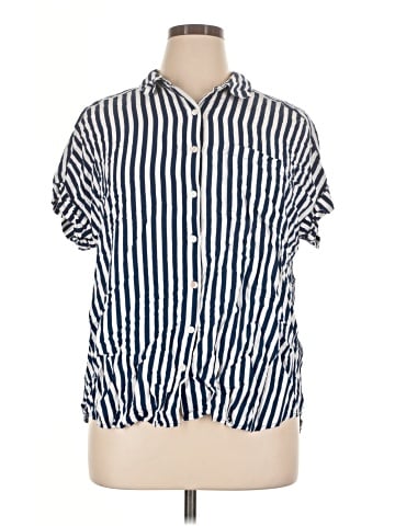 Jane and Delancey Short Sleeve Button-Down Shirt (view 1)