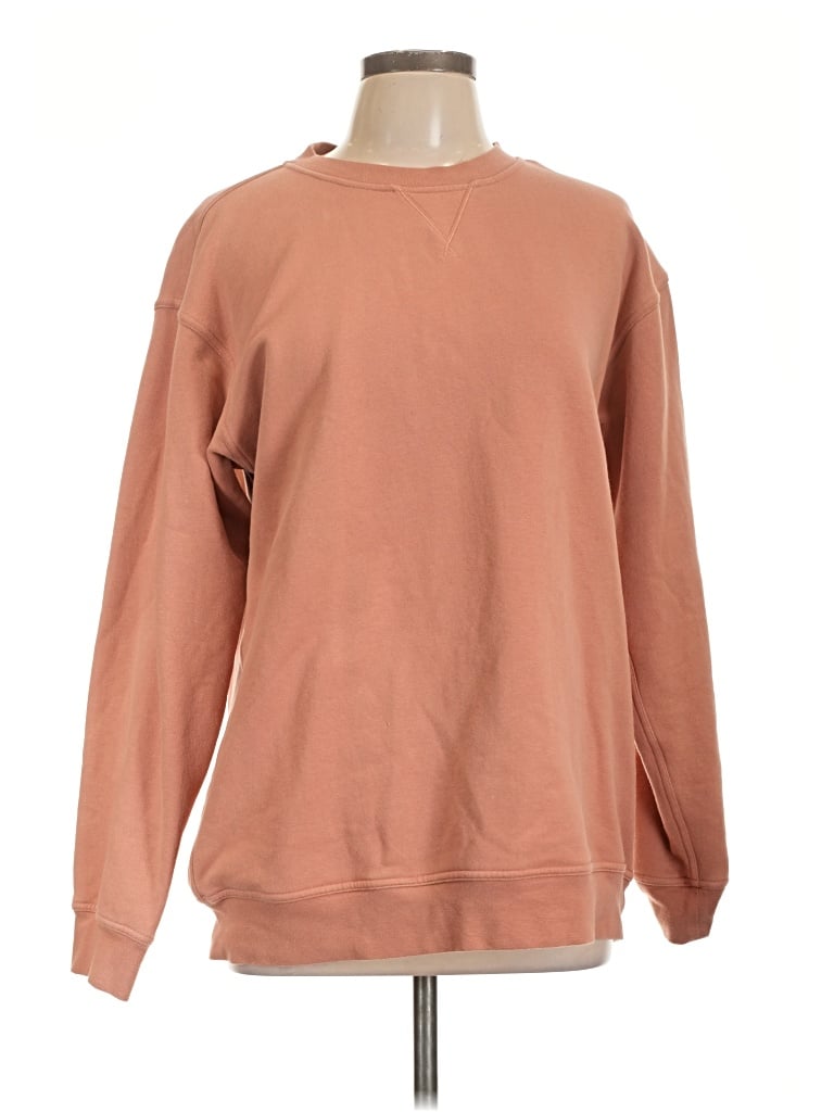 Pre-owned Lululemon Athletica Sweatshirt In Tan