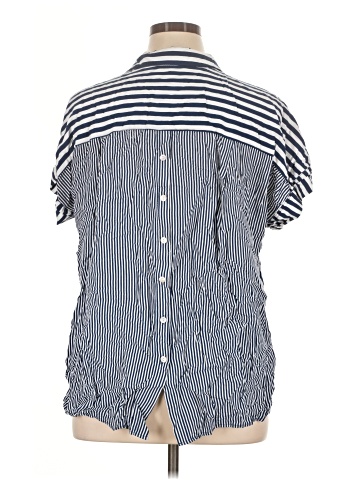 Jane and Delancey Short Sleeve Button-Down Shirt (view 2)