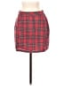 VICI Plaid Red Casual Skirt Size S - photo 1