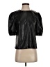 Steve Madden 100% Polyurethane Black Short Sleeve Blouse Size S - photo 1