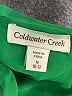 Coldwater Creek 100% Polyester Green Sleeveless Blouse Size M - photo 7