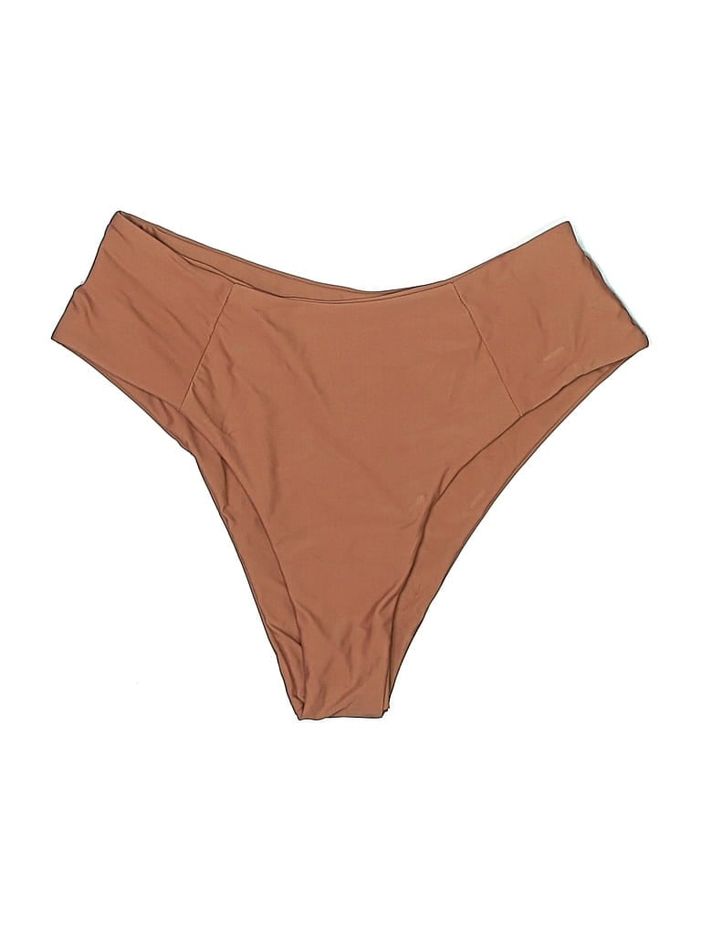 Pre-owned Unbranded Swimsuit Bottoms In Tan