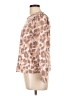 Como Blu Animal Print Tan Pullover Sweater Size L - photo 5