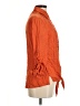 Lola Orange 3/4 Sleeve Blouse Size M - photo 4