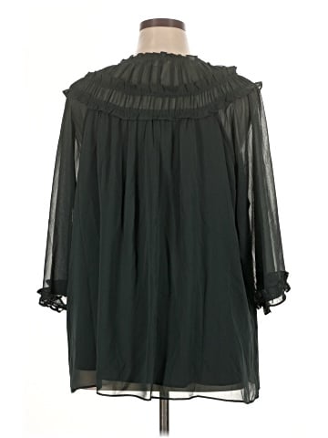 Rose + Olive 3/4 Sleeve Blouse (view 2)