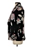 Chico's 100% Polyester Floral Black Blazer Size Sm (0) - photo 5