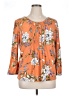 Daniel Rainn Orange 3/4 Sleeve Henley Size XL - photo 1