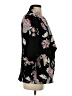 Chico's 100% Polyester Floral Black Blazer Size Sm (0) - photo 4