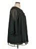 Rose + Olive 100% Polyester Green 3/4 Sleeve Blouse Size 1X - photo 4