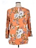 Daniel Rainn Orange 3/4 Sleeve Henley Size XL - photo 2