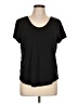 Ann Taylor LOFT Black Short Sleeve Top Size L - photo 1