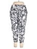 Fabletics 100% Rayon Print Silver Casual Pants Size XL - photo 1