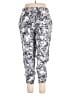 Fabletics 100% Rayon Print Silver Casual Pants Size XL - photo 2